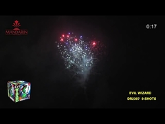 9 Shots Consumer Cake Fireworks 35*41*225mm Outdoor Use