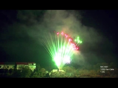 الماندرين المهنية الألعاب النارية الألعاب النارية 130 طلقة لعيد الميلاد