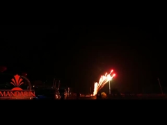 13 طلقة من الـ (ماندرين) الألعاب النارية ، 1.3 غرام من الكعك للإحتفال