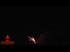 تحياتي ألعاب نارية احترافية عرض 100 طلقة Z / شكل مروحة كعكة