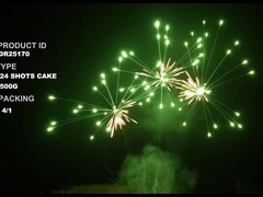 الماندرين النيران الكعك المستهلك الألعاب النارية 24 طلقة 500 غرام للحفلة