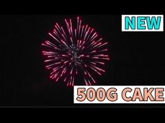 الألعاب النارية الكبيرة 500G 9 طلقات كعكة ألعاب نارية للاحتفال