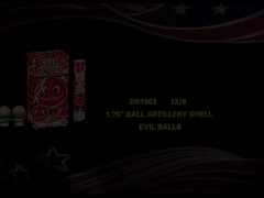 قذائف مدفعية صغيرة ألعاب نارية 1.75 بوصة طلقة واحدة لعام جديد