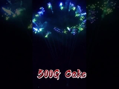 مصنع بيع بالجملة علبة نارية مخصصة عالية الجودة شكل مستدير 500G 49 طلقات علبة نار