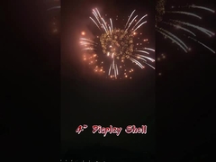 بيع بالجملة إمدادات الماندرين المهنية 4 بوصة شاشة قذائف الألعاب النارية 1.3 غرام الألعاب النارية