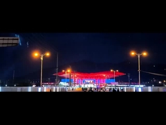 عرض الألعاب النارية في موسم التخرج