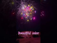 مصنع مخصص لون جميل 1.4 جرام ألعاب نارية استهلاكية كعكة ألعاب نارية بطارية كعكة ألعاب نارية