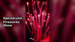 Liuyang Mandarin Fireworks بالجملة الألعاب النارية الذئب الأحمر يعوي 100 طلقة كعكة الألعاب النارية