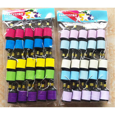 Party Popper Shooter ، أشكال الزجاجات ، مدفع الحفلة للاحتفال