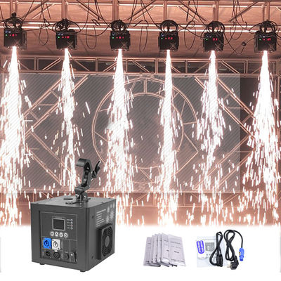 800W الشلال عن بعد عكس آلة شرارة باردة للمرحلة شرارة وضع التحكم في السقوط DMX512/ عن بعد