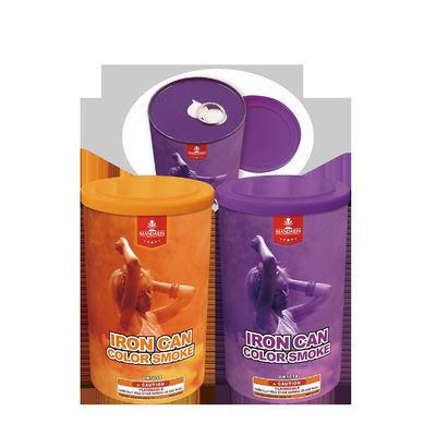 150S علبة حديدية دخان ملون ألعاب نارية الصينية تصدير قنابل دخان للحفلات والمهرجانات