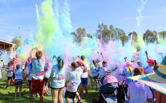 Party Popper Confetti Cannon ، مدفع مسحوق هولي لحفل الزفاف