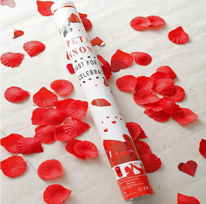 30cm Wedding Party Confetti Cannon Popper Red Heart Rose Petal