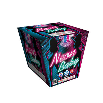 OEM 15 طلقة نارية كعكة الألعاب النارية ، 350G Salute Firework 20 * 25 * 200mm / 25 * 30 * 200mm