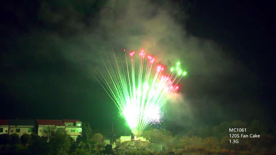الماندرين المهنية الألعاب النارية الألعاب النارية 130 طلقة لعيد الميلاد