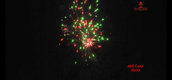 الصينية 49 لقطة كعكة المستهلك الألعاب النارية 350G مع المؤثرات الخاصة